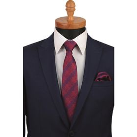 Kravatkolik KK4513 Kırmızı Mendilli Kravat
