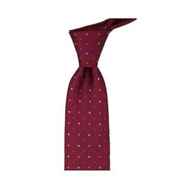 Kravatkolik KK4932 Bordo Puantiye Desen Mendilli Klasik Kravat