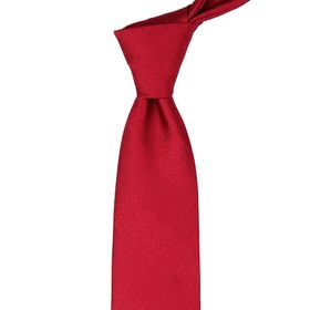Kravatkolik KK9267 Kırmızı Kendinden Desen Mendilli Klasik Kravat