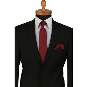 Kravatkolik KK9295 Bordo Kum Mendilli Kravat