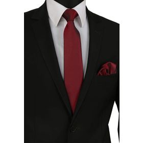 Kravatkolik KK9295 Bordo Kum Mendilli Kravat