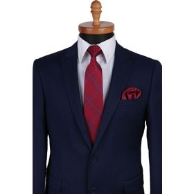 Kravatkolik KK9571 Kırmızı Mendilli Kravat