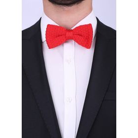 Kravatkolik ÖR79 Kırmızı Örgü Papyon