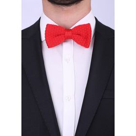 Kravatkolik ÖR79 Kırmızı Örgü Papyon
