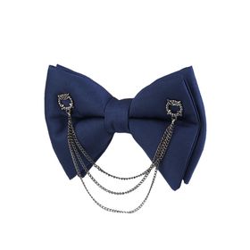 Kravatkolik P1042 Lacivert Zincirli Damatlık Papyon