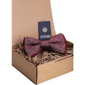 Kravatkolik P1101 Bordo Kum Desen Papyon