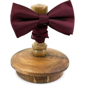 Kravatkolik P1884 Bordo Nokta Desen Klasik Papyon
