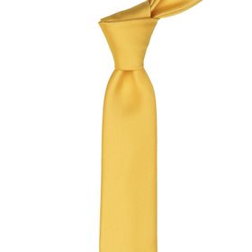 Kravatkolik SK4503 Koyu Sarı Düz Slim Kravat