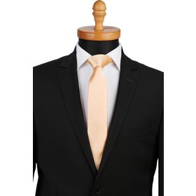 Kravatkolik SK4515 Kavun Içi Düz Slim Saten Kravat