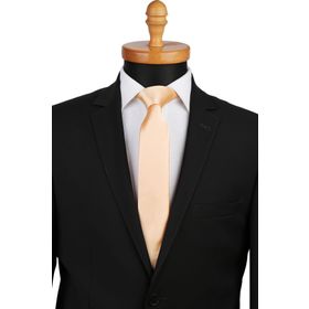 Kravatkolik SK4515 Kavun Içi Düz Slim Saten Kravat