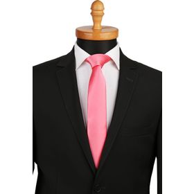 Kravatkolik SK4518 Mercan Düz Slim Kravat