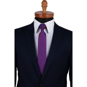 Kravatkolik SK7387 Lacivert Nokta Desen Slim Kravat