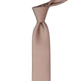 Kravatkolik SK7584 Bej Nokta Desen Slim Kravat