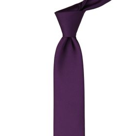 Kravatkolik SK7585 Mürdüm Nokta Desen Slim Kravat
