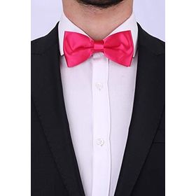 Kravatkolik SP25 Fuşya Saten Papyon