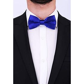 Kravatkolik SP26 Koyu Saks Mavi Saten Papyon