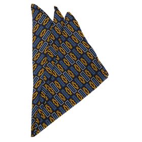 Kravatkolik SPS213 Çok Renkli Motif Baskılı İpek Mendil