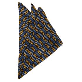 Kravatkolik SPS213 Çok Renkli Motif Baskılı İpek Mendil