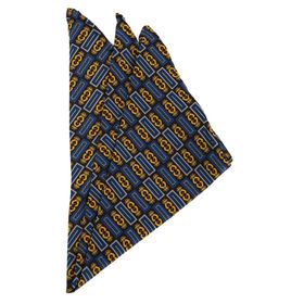 Kravatkolik SPS213 Çok Renkli Motif Baskılı İpek Mendil
