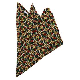 Kravatkolik SPS259 Çok Renkli Motif Baskılı İpek Mendil