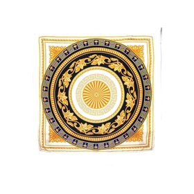 Kravatkolik SPS577-82 Krem Sarı Motif Desen Erkek Cep Mendili