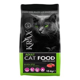 Krax 15 kg Kuzu Etli Yetişkin Kedi Maması
