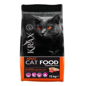 Krax Gurme Renkli Taneli Yetişkin Kedi Maması 15 kg