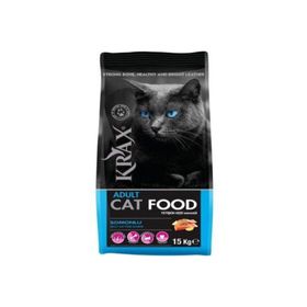 Krax Somonlu Yetişkin 15 kg Kedi Maması