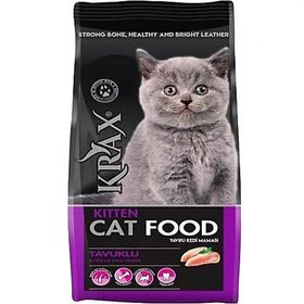 Krax Tavuklu 1 kg Yavru Açık Kedi Maması