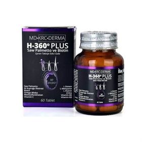 Krc Derma H-360 Plus Saw Palmetto Biotin İçeren 60 Tablet