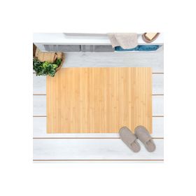 KRD Home 5713 Kahverengi 40x60 cm Bambu Banyo Matı