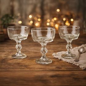 KRD Home Crystalita 3'lü Ayaklı Kase