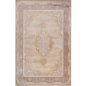 Kreasyon Halı 1304 Klasik Gallery Bej 100x200 cm Yolluk