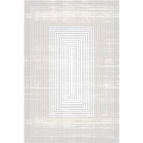 Kreasyon Halı 1367 Modern Bamboo Touch Vizon 200x290 cm Salon Halı