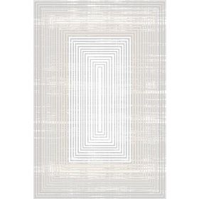 Kreasyon Halı 1367 Modern Bamboo Touch Vizon 200x290 cm Salon Halı