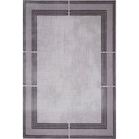 Kreasyon Halı 1446 Modern Bamboo Touch Gri 200x290 cm Salon Halı