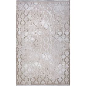 Kreasyon Halı 7558 Modern Elkenz Vizon 200x290 cm Salon Halı