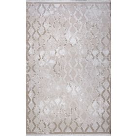 Kreasyon Halı 7558 Modern Elkenz Vizon 200x290 cm Salon Halı