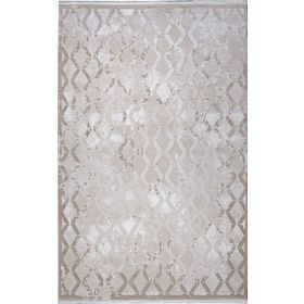 Kreasyon Halı 7558 Modern Elkenz Vizon 200x290 cm Salon Halı
