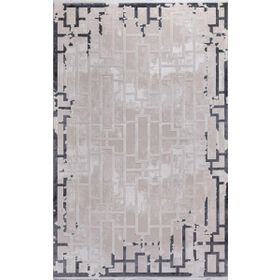 Kreasyon Halı 7560 Modern Elkenz Antrasit 200x290 cm Salon Halı