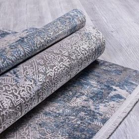 Kreasyon Halı 9302 Mavi 200x290 cm Biblos Modern Salon Halısı