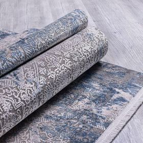 Kreasyon Halı 9302 Mavi 200x290 cm Biblos Modern Salon Halısı