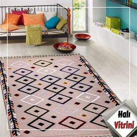 Kreasyon Salon Halısı Geometrik 200x290 Jutt 9235 Vizon