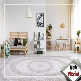 Kreasyon Salon Halısı Klasik 200x290 Elkenz 7552 Krem
