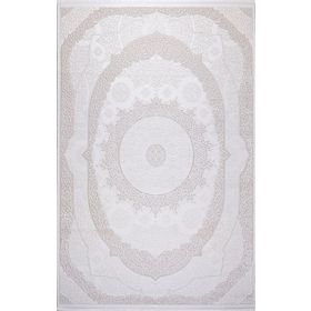 Kreasyon Salon Halısı Klasik 200x290 Elkenz 7552 Krem