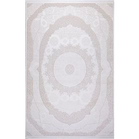Kreasyon Salon Halısı Klasik 200x290 Elkenz 7552 Krem