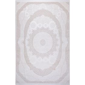 Kreasyon Salon Halısı Klasik 200x290 Elkenz 7552 Krem