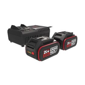 Kress KAD21 20 V 4.0 Ah Li-Ion Krosspack 2 Adet Akü ve Akü Şarj Cihazı