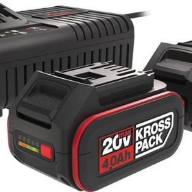 Kress KAD21 20 V 4.0 Ah Li-Ion Krosspack 2 Adet Akü ve Akü Şarj Cihazı