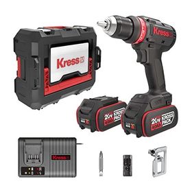Kress KUA72.1 20 V 2x4 Ah Li-Ion Kömürsüz Şarjlı Matkap